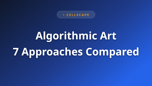 Algorithmic Art Generators: 7 Approaches Compared