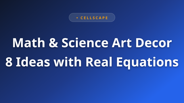 Math & Science Art Decor Ideas